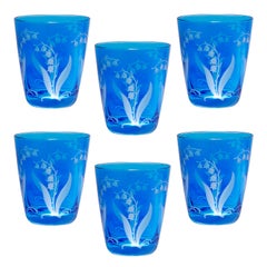 Country Style Crystal Glass Carafe Blue Sofina Boutique Kitzbühel