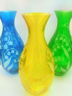 Country Style Crystal Glass Carafe Yellow Sofina Boutique Kitzbühel