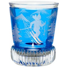 Country Style Crystal Latern in Blue Skiier Decor Sofina Boutique Kitzbühel