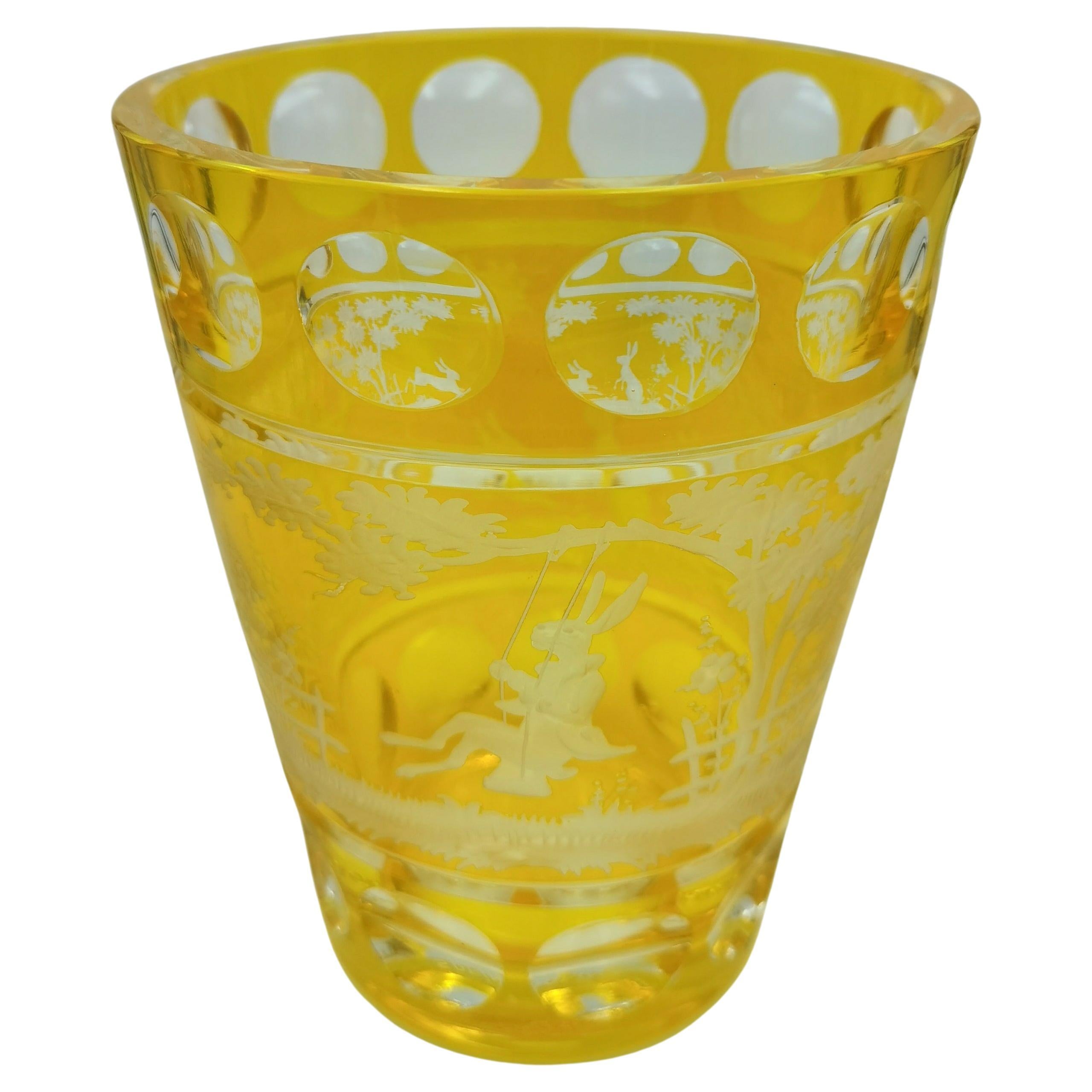 Vase en cristal de style campagnard Easter Bunny Sofina Boutique Kitzbhel en vente