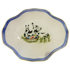 Country Style Easter Decor Porcelain Pastry Dish Sofina Boutique Kitzbuehel
