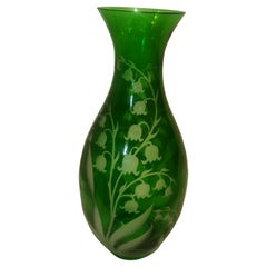 Country Style German Crystal Carafe Green Sofina Boutique Kitzbuehel