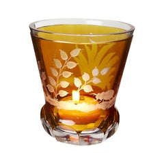Country Style Hand Blown Crystal Laterne Amber Glass Sofina Boutique Kitzbühel