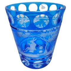 Vase en cristal soufflé à la main de style campagnard Easter Dekor Sofina Boutique Kitzbhel