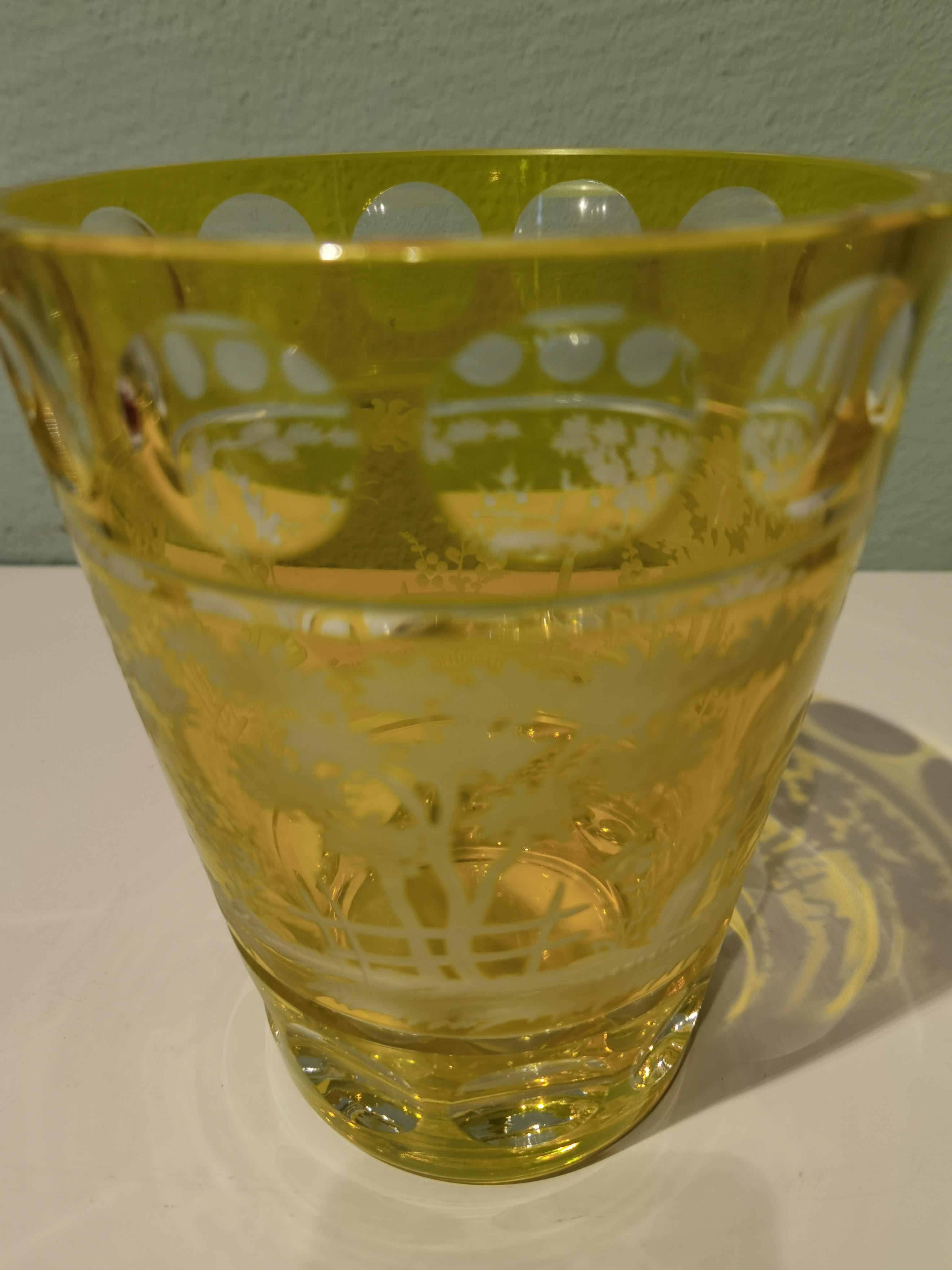 Country Style campagnard  Vase en cristal Lapin de Pâques Sofina Boutique Kitzbühel en vente