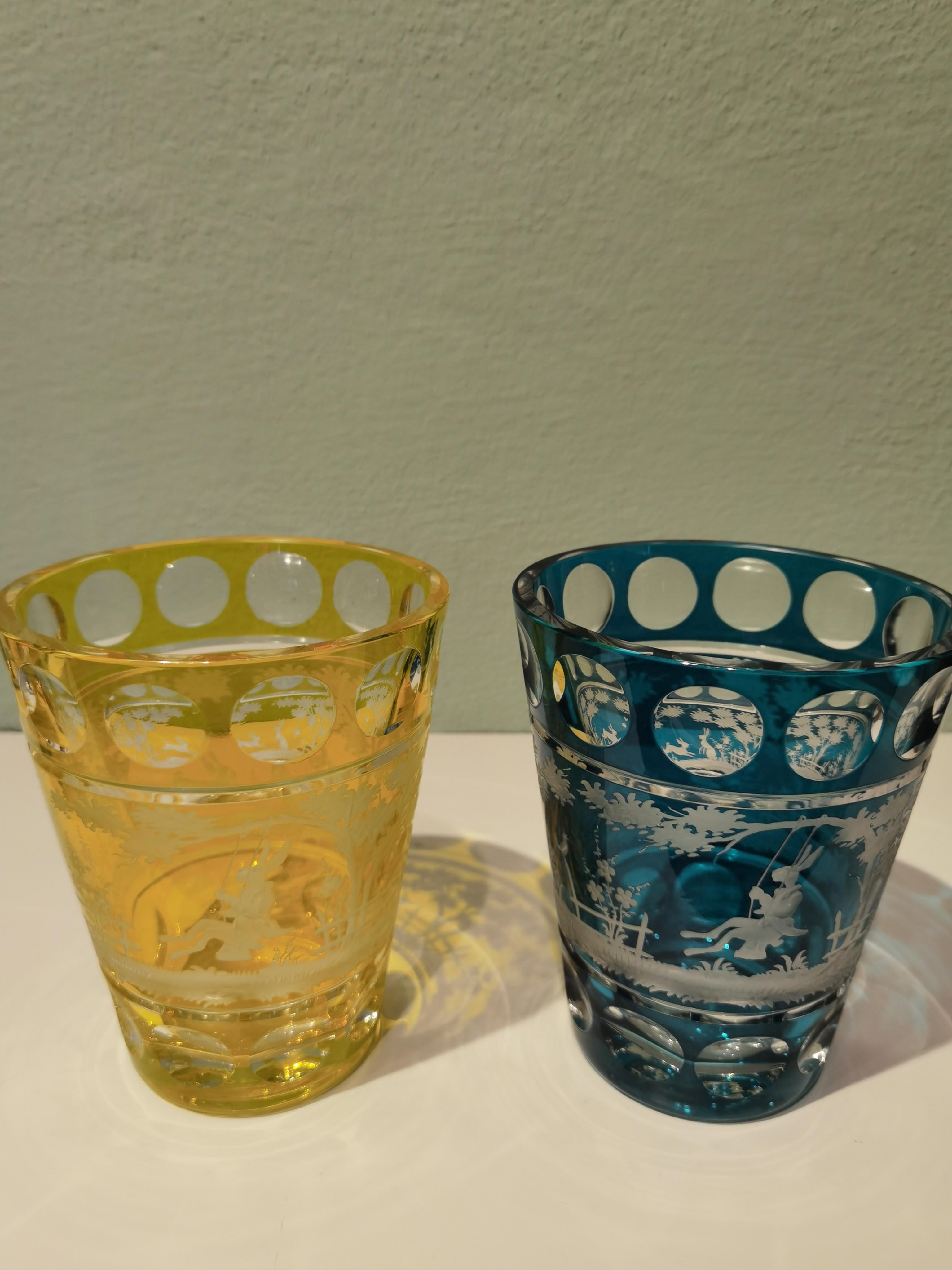 Estilo rural  Jarrón de Cristal Conejito de Pascua Sofina Boutique Kitzbühel Tallado a mano en venta