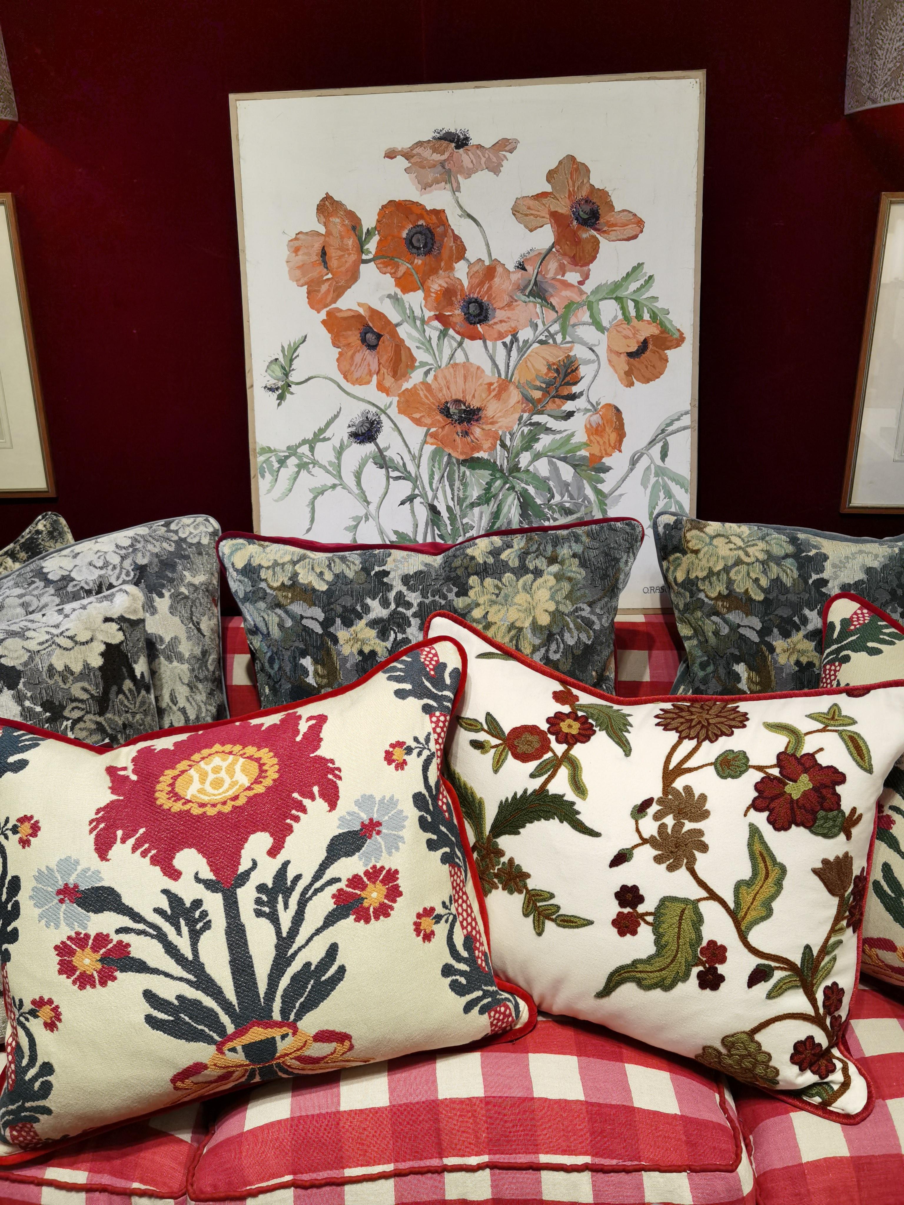 Country Style Handmade Cushion Sofina Boutique Kitzbuehel In New Condition In Kitzbuhel, AT
