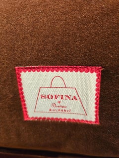 Cojín de terciopelo de estilo rústico hecho a mano Sofina Boutique Kitzbuehel