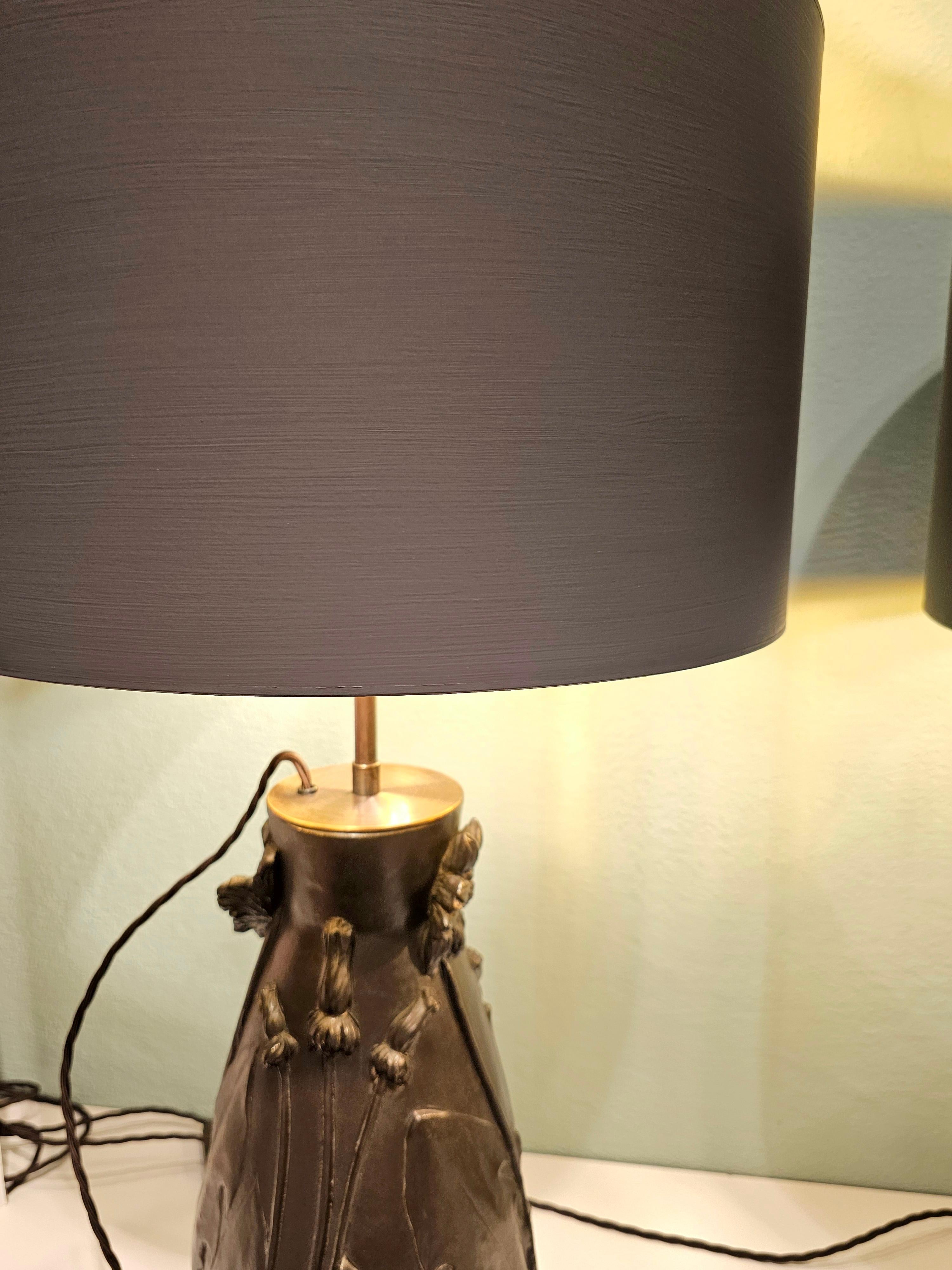 Fait main Grande paire de lampes de table de style champêtre Sofina Boutique Kitzbühel en vente