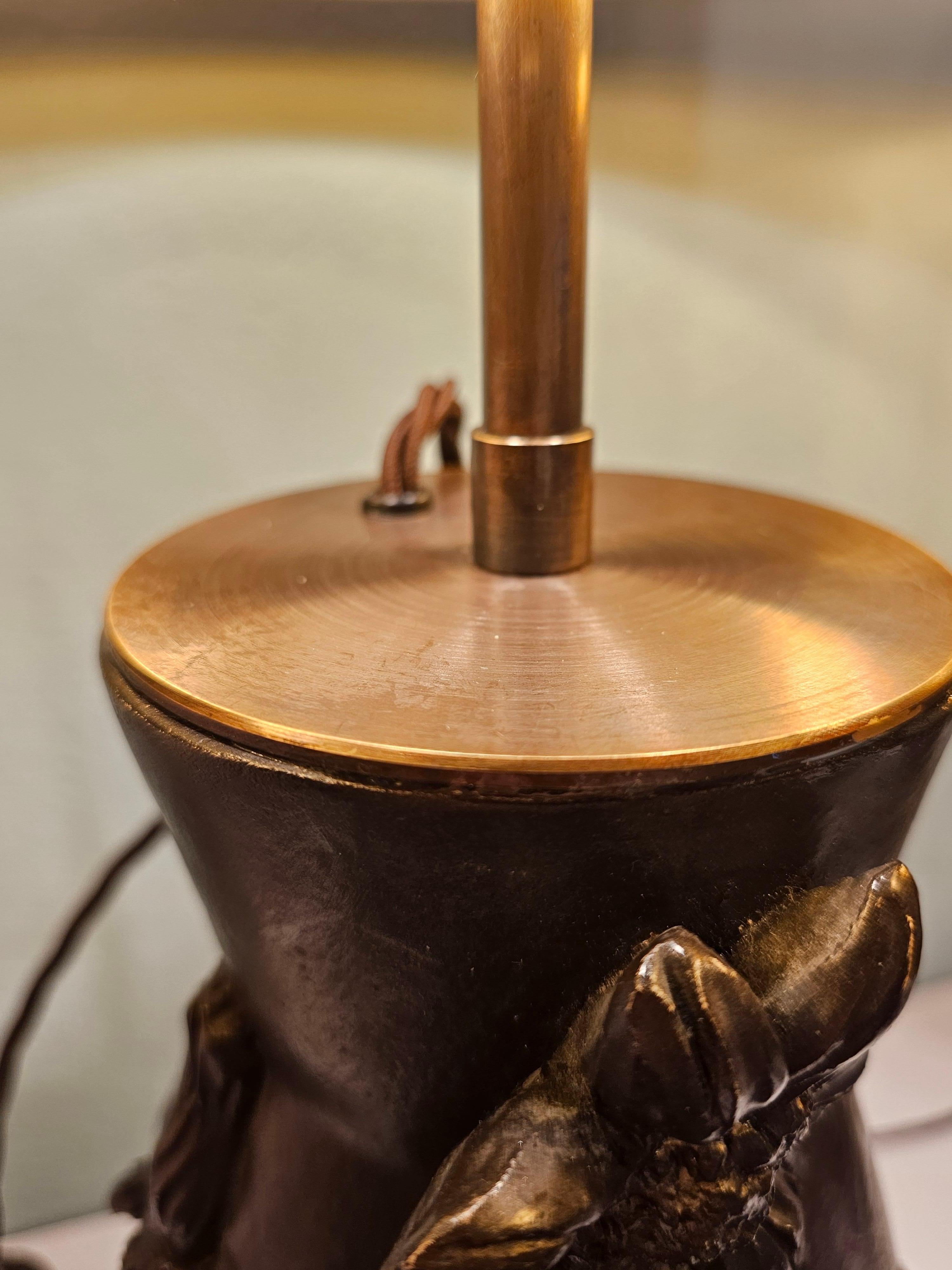 Poteries Grande paire de lampes de table de style champêtre Sofina Boutique Kitzbühel en vente