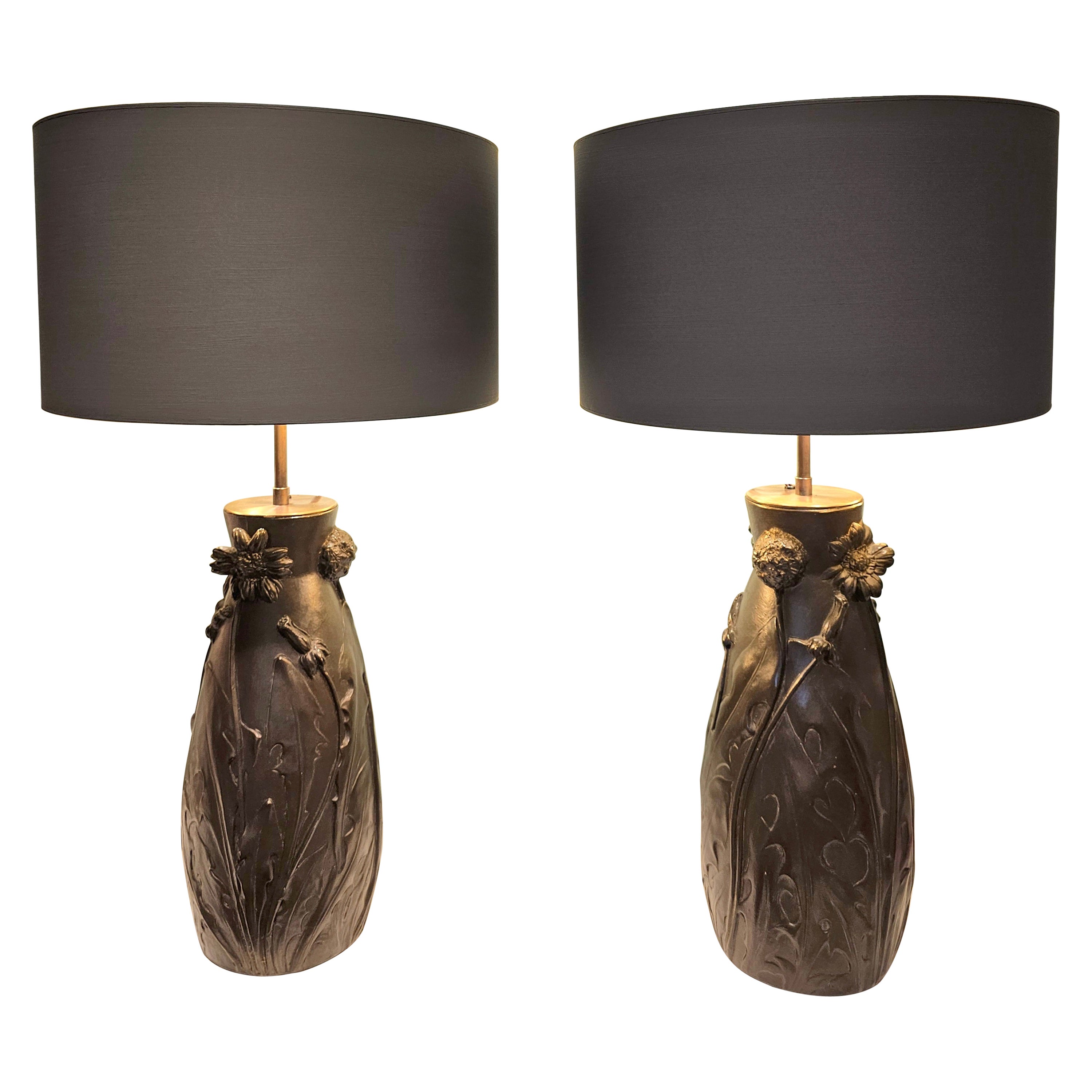 Country Style Large Pair of Table Lamps Sofina Boutique Kitzbühel