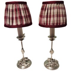 Country Style Pair of Table Lamps