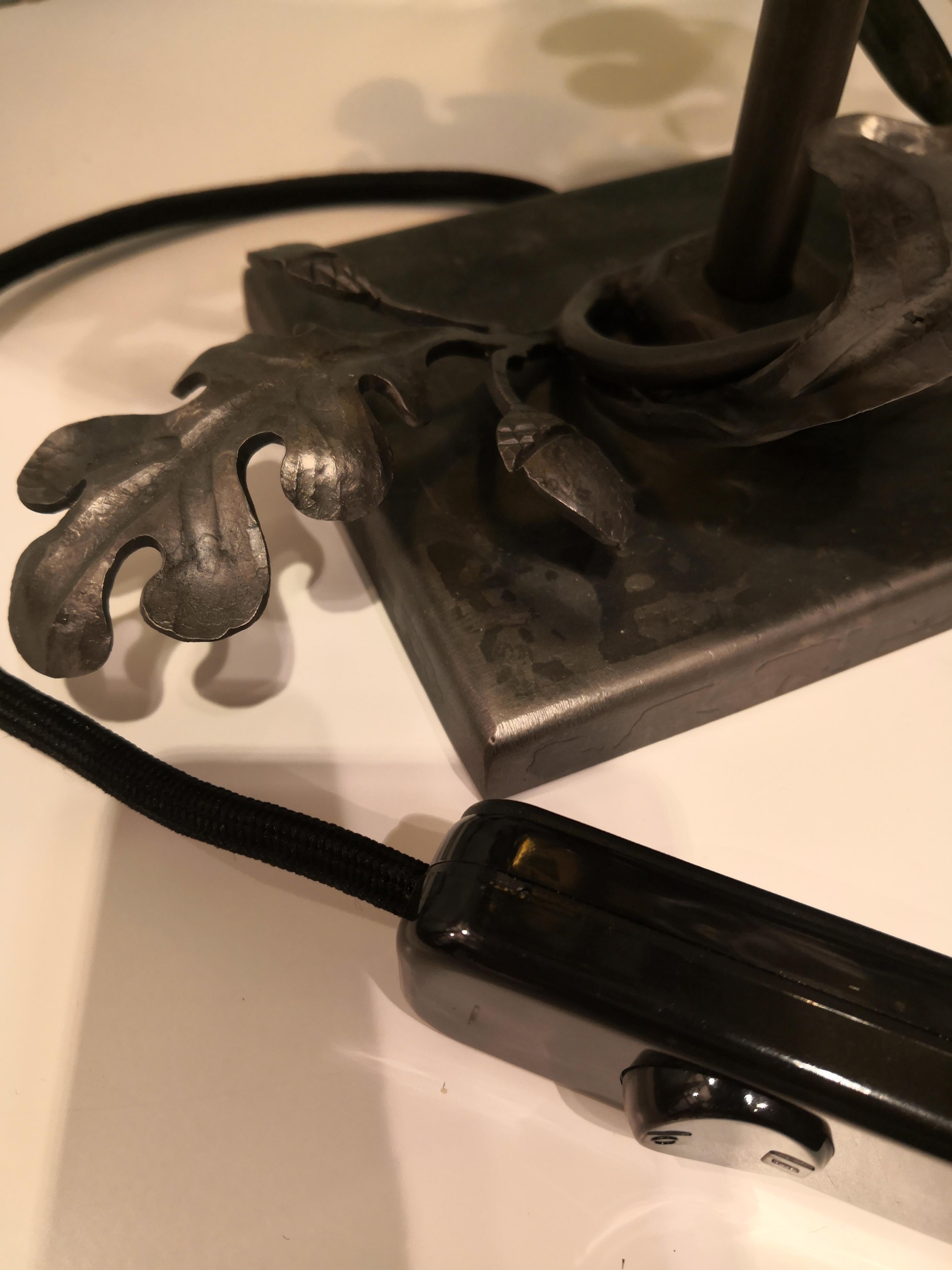 Landhausstil Paar Tischlampen Handmade Iron Sofina Boutique Kitzbühel (21. Jahrhundert und zeitgenössisch) im Angebot