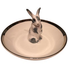 Country Style Easter Porcelain Bowl with Bunny Figure Sofina Boutique Kitzbuehel