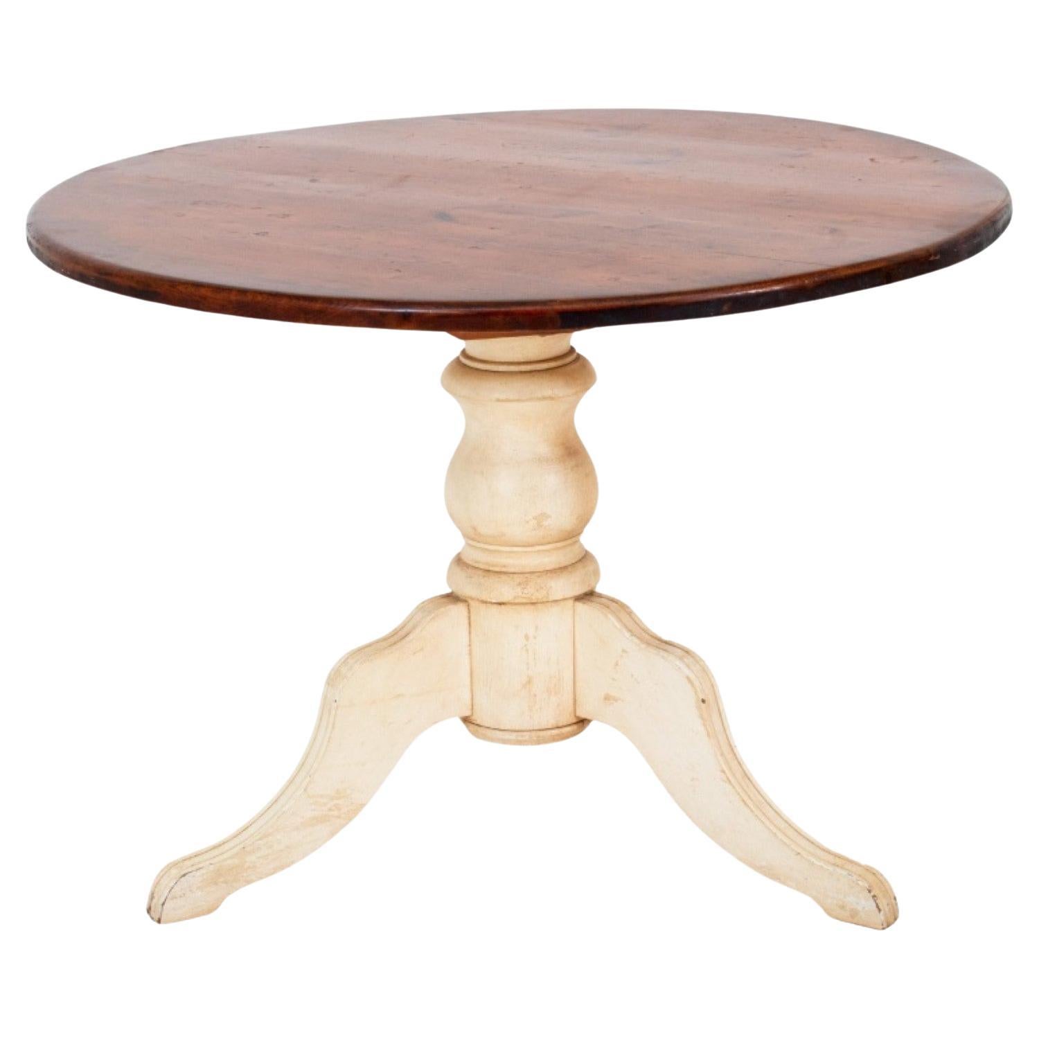 Country Style Round Dining Table For Sale