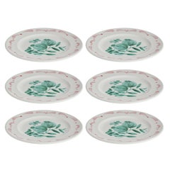 Ensemble de six assiettes plates en céramique de style campagnard Sofina Boutique Kitzbhel