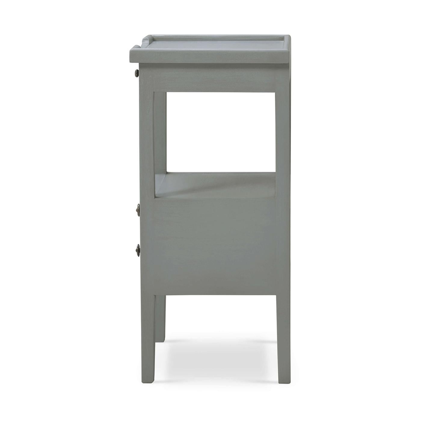 Indonésien Table d'appoint Charleston Gray en vente