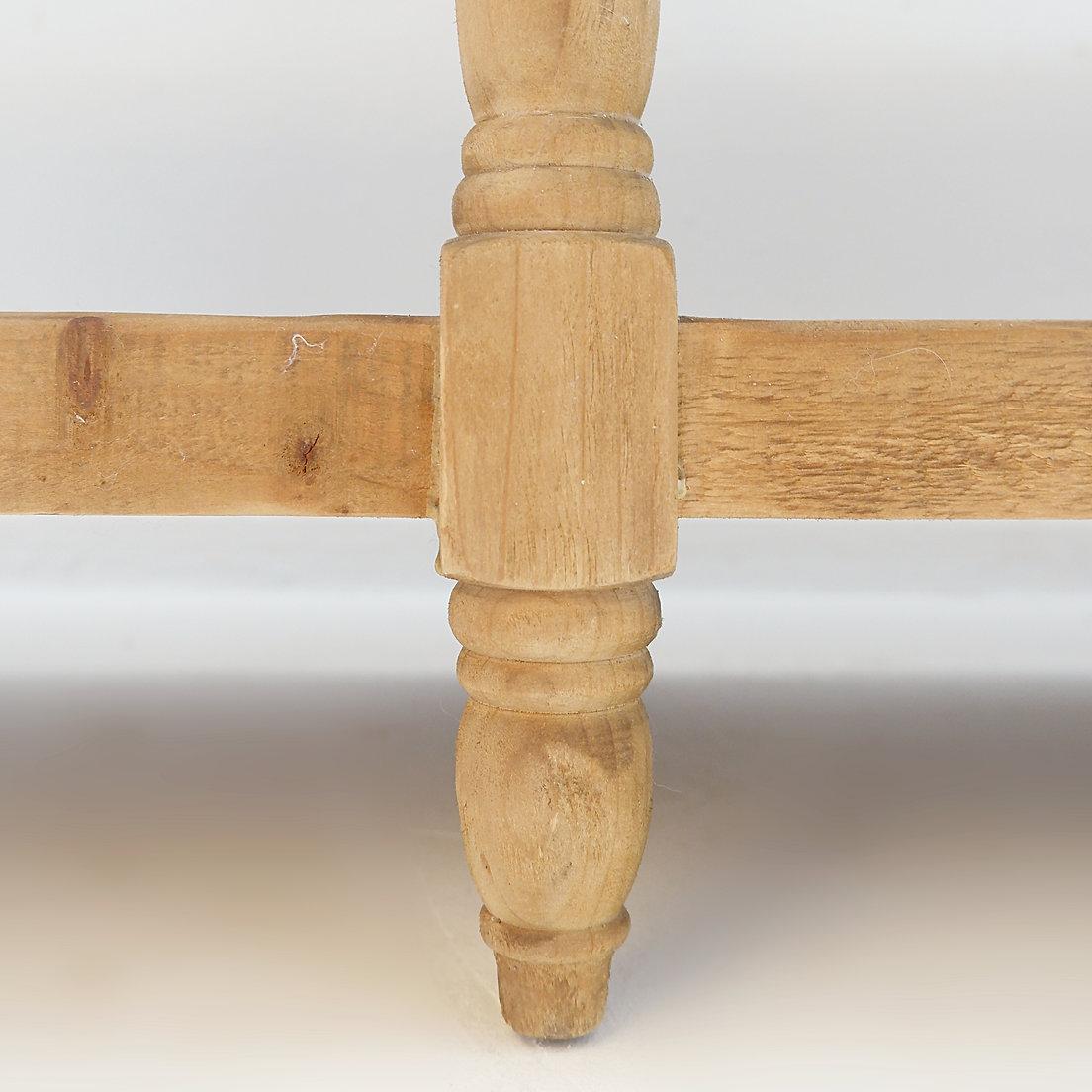 Wood Country-style solid wood console shelf For Sale
