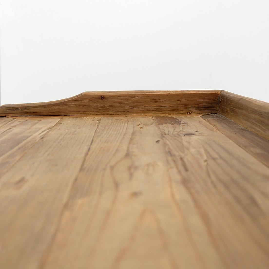 Country-style solid wood console shelf For Sale 1