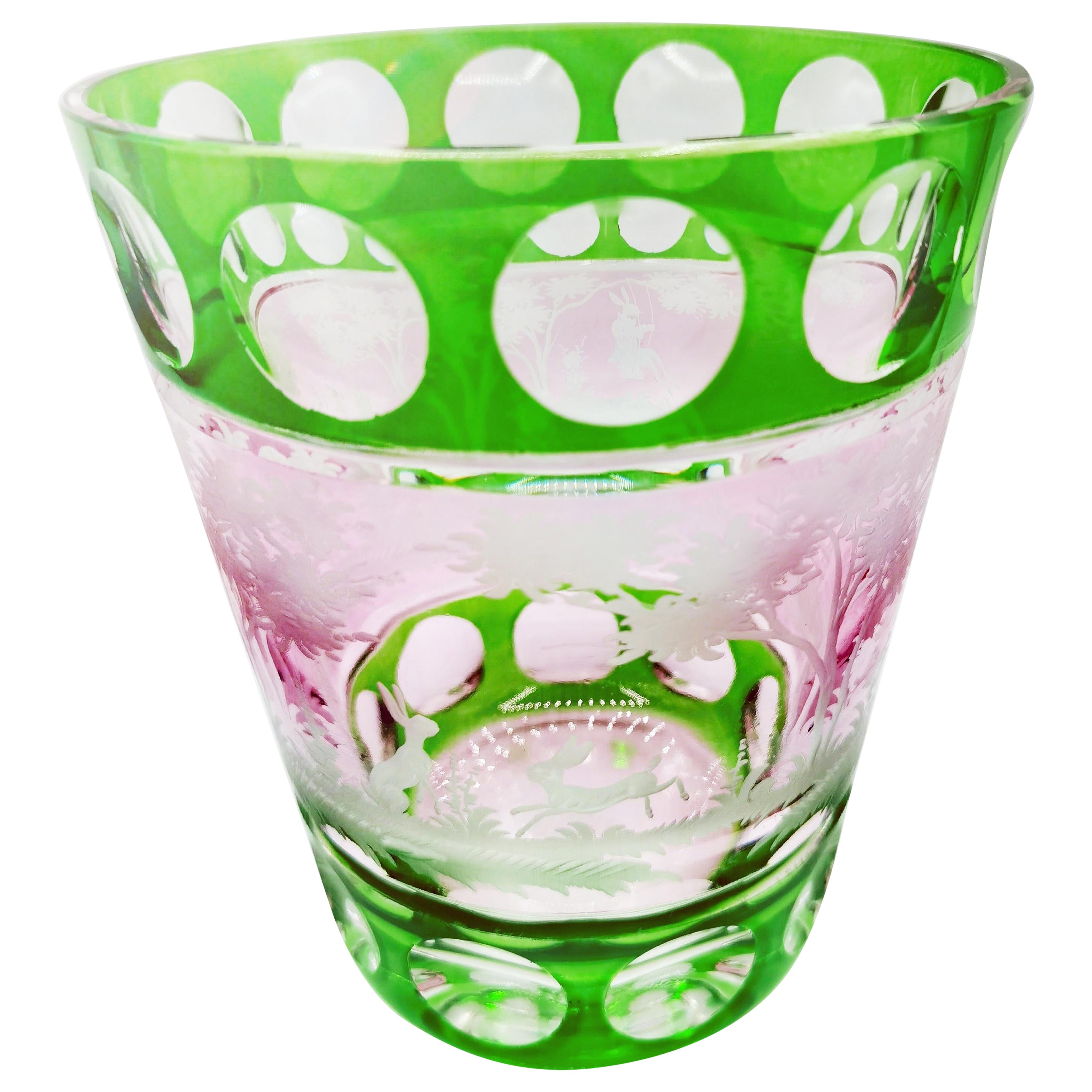 Vaso in stile country in cristallo soffiato a mano per la Pasqua Sofina Boutique Kitzbuehel