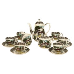 Landhausstil W.H. Grindley & Co. 9 Pieces Kaffeeservice