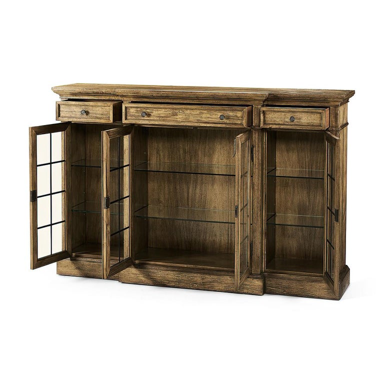 Country Walnut Display Medium Drift For Sale at 1stDibs