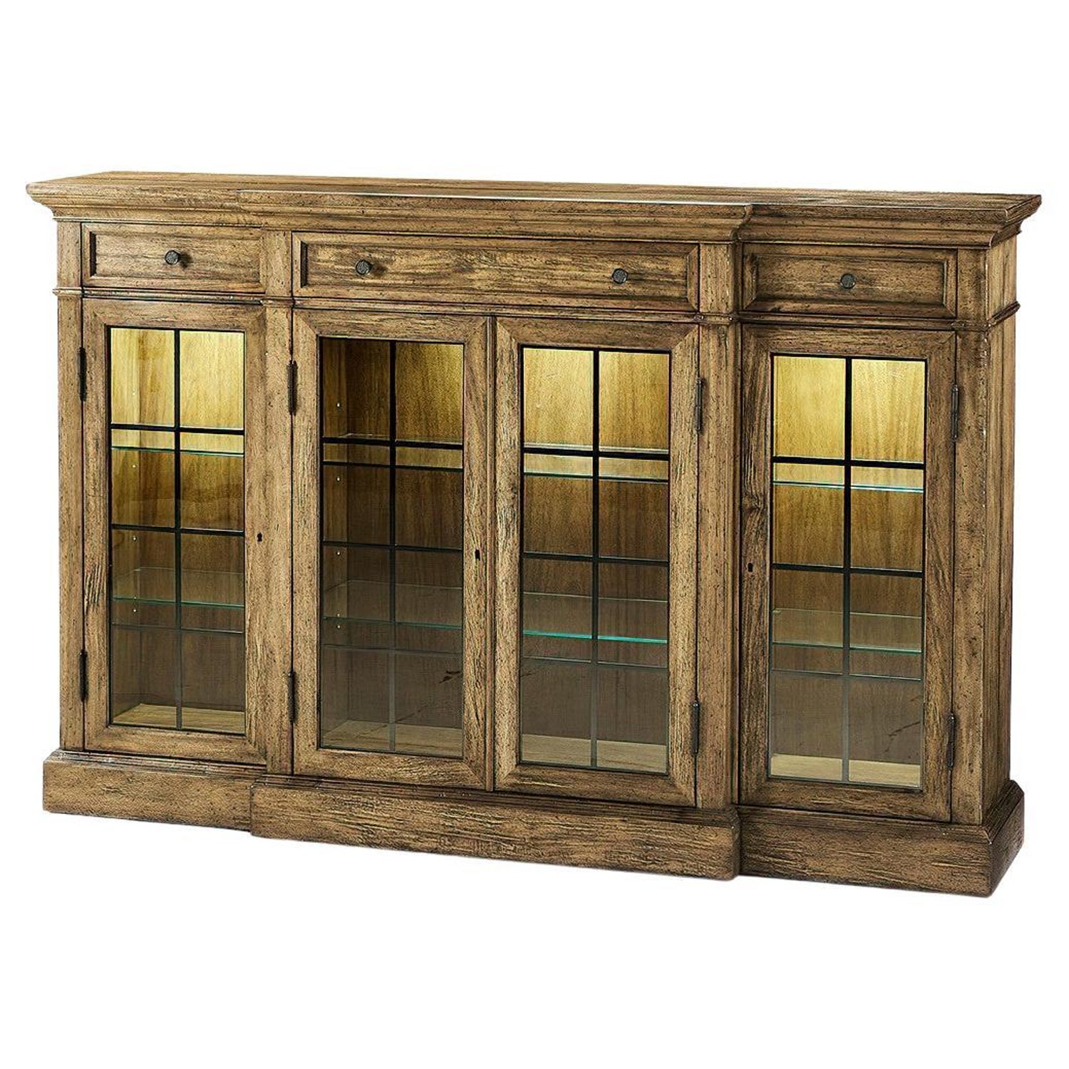 Country Walnut Display Cabinet For Sale at 1stDibs | walnut display cabinets
