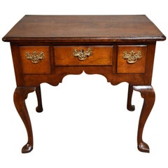 Country Walnut Late George II Lowboy