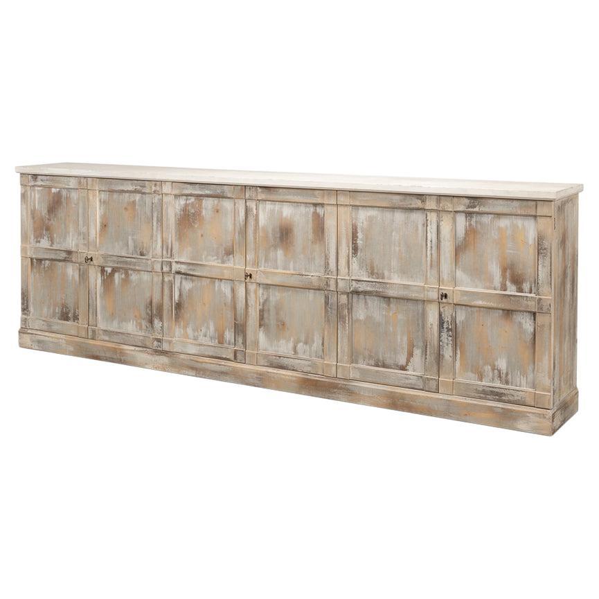 Credenza Country in vernice lavata