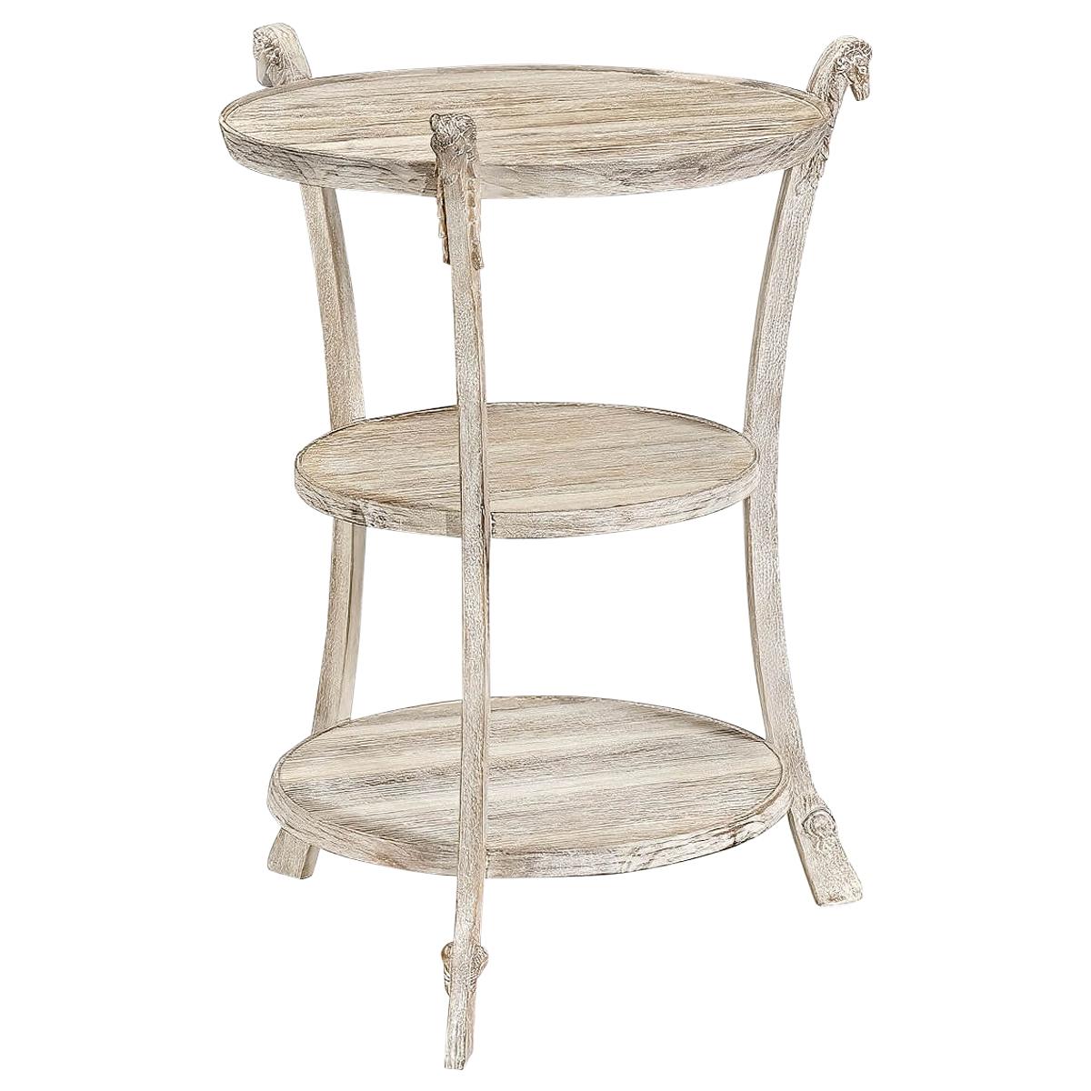 Country Washed Side Table at 1stDibs