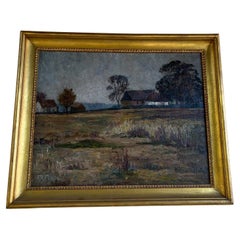 Countryside Landscape, Oil on canvas