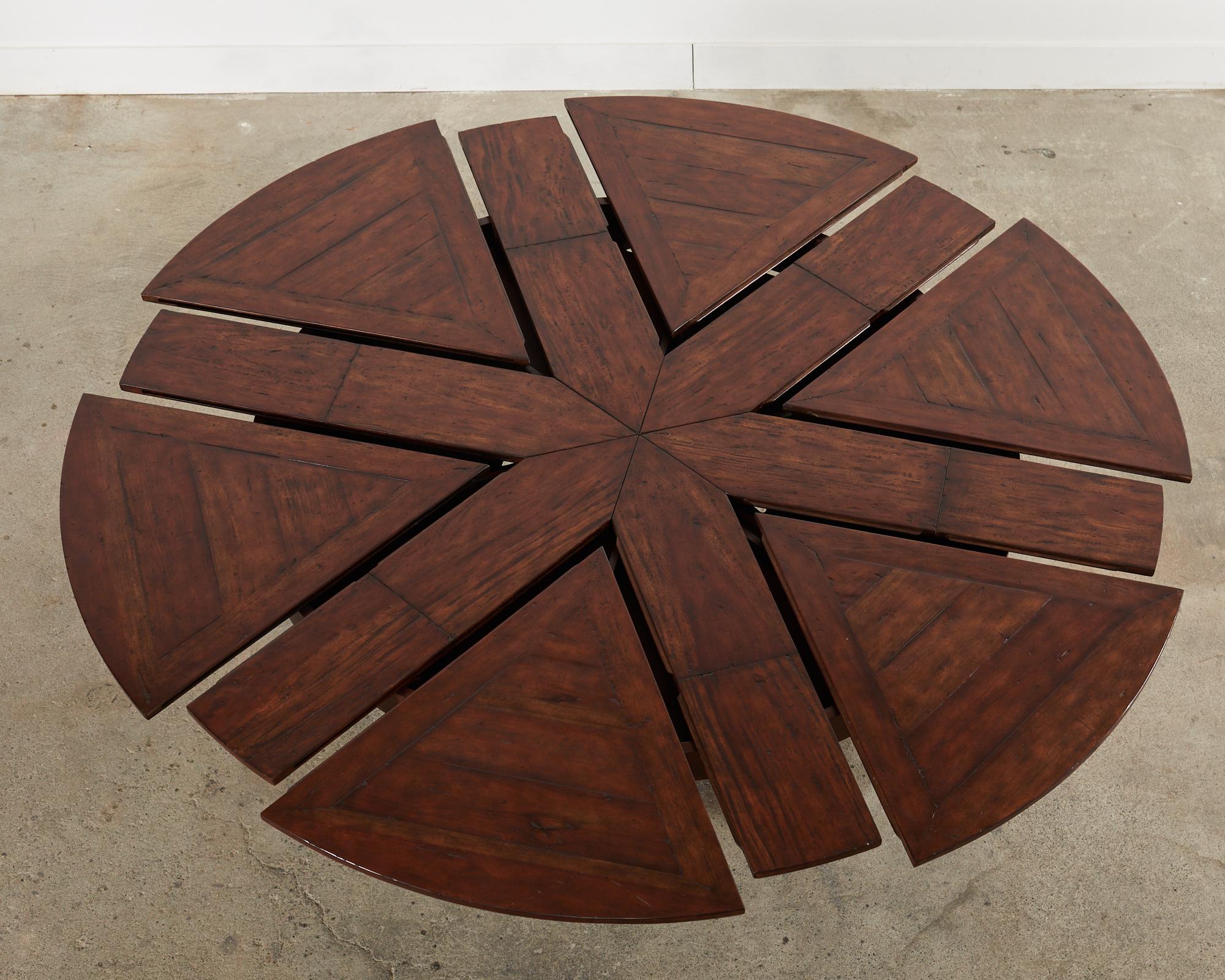 County English Style Mahogany Dining Table by Theodore Alexander 7