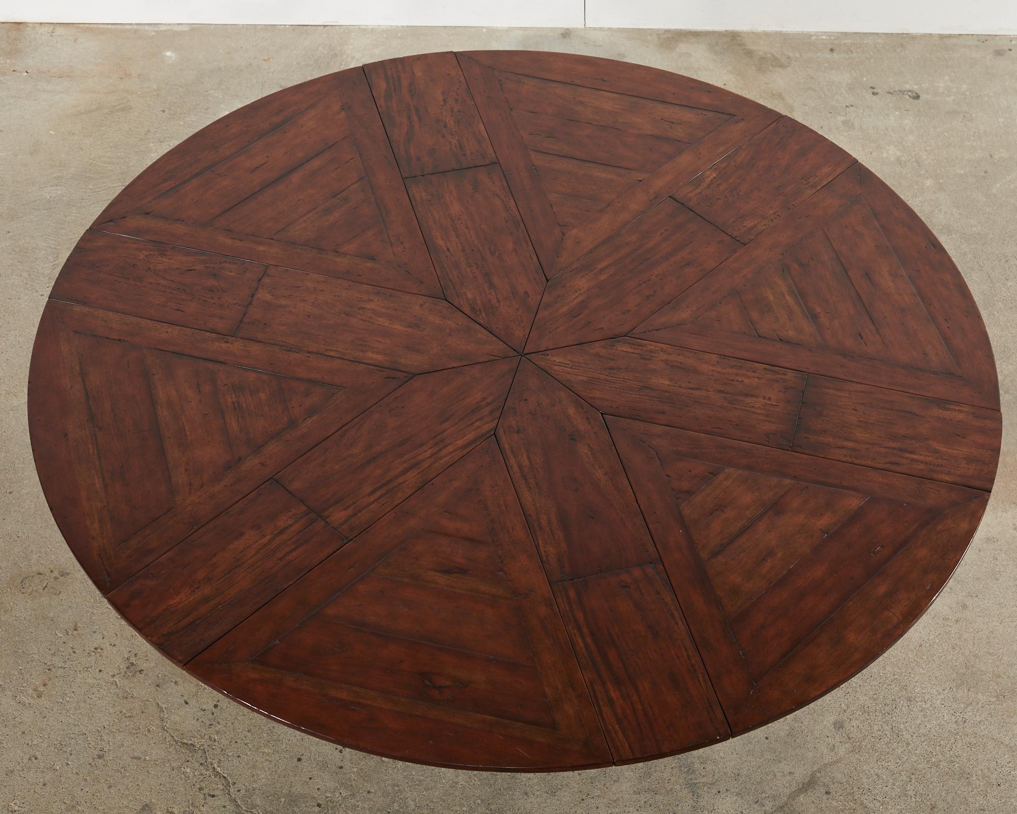County English Style Mahogany Dining Table by Theodore Alexander 9