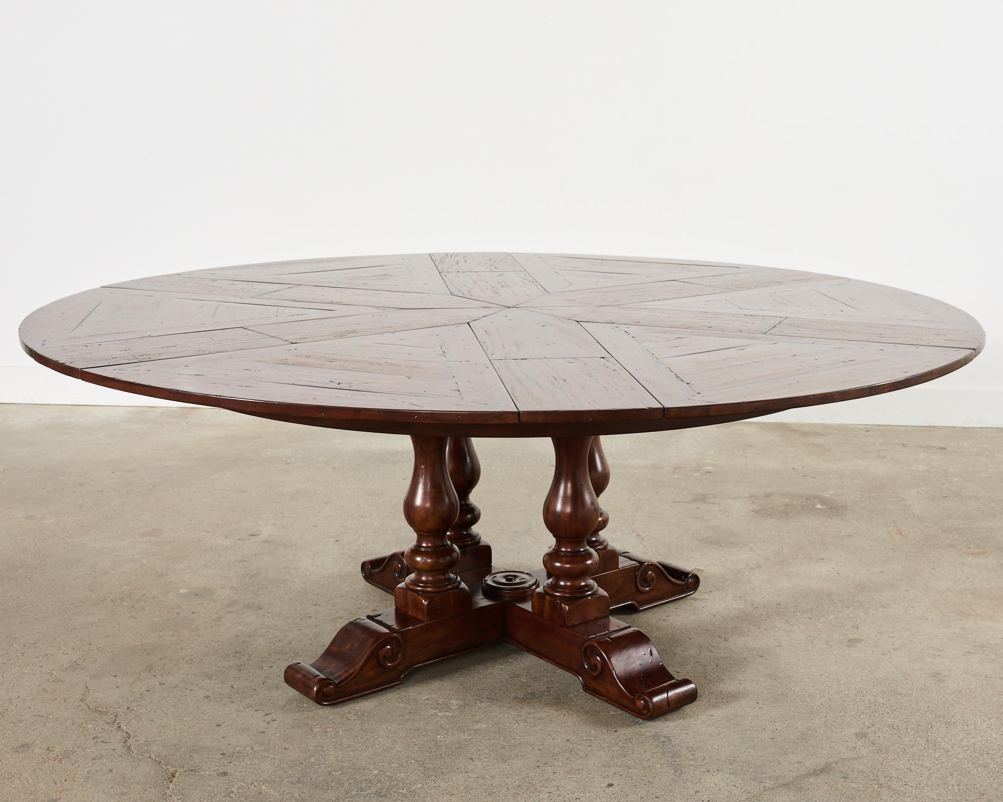 County English Style Mahogany Dining Table by Theodore Alexander 10