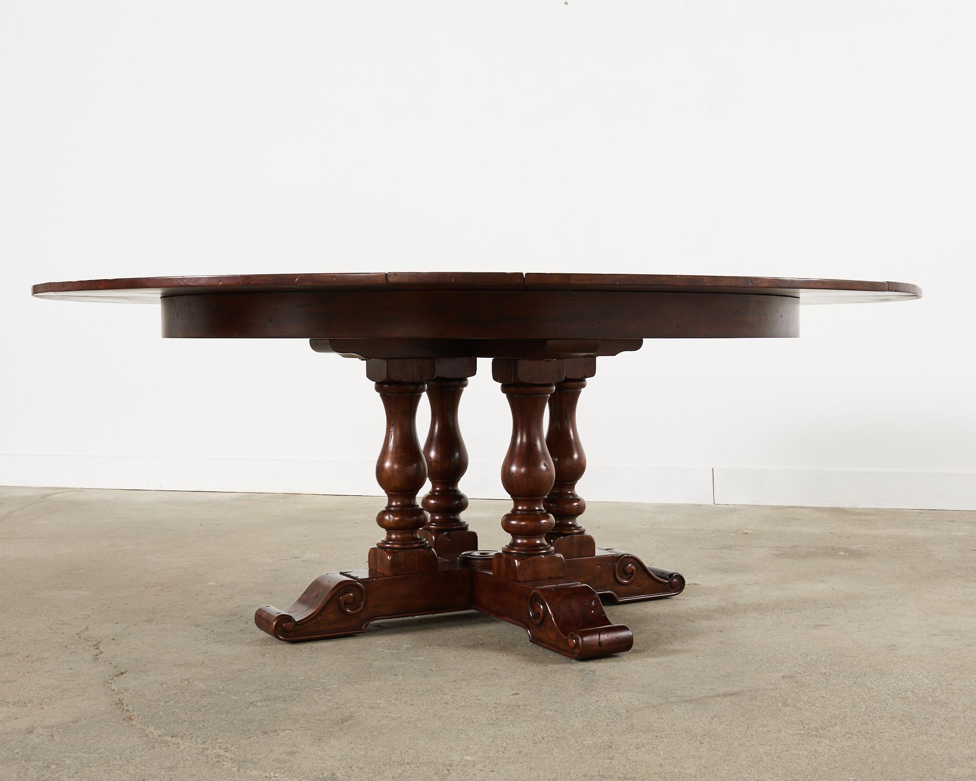 County English Style Mahogany Dining Table by Theodore Alexander 14