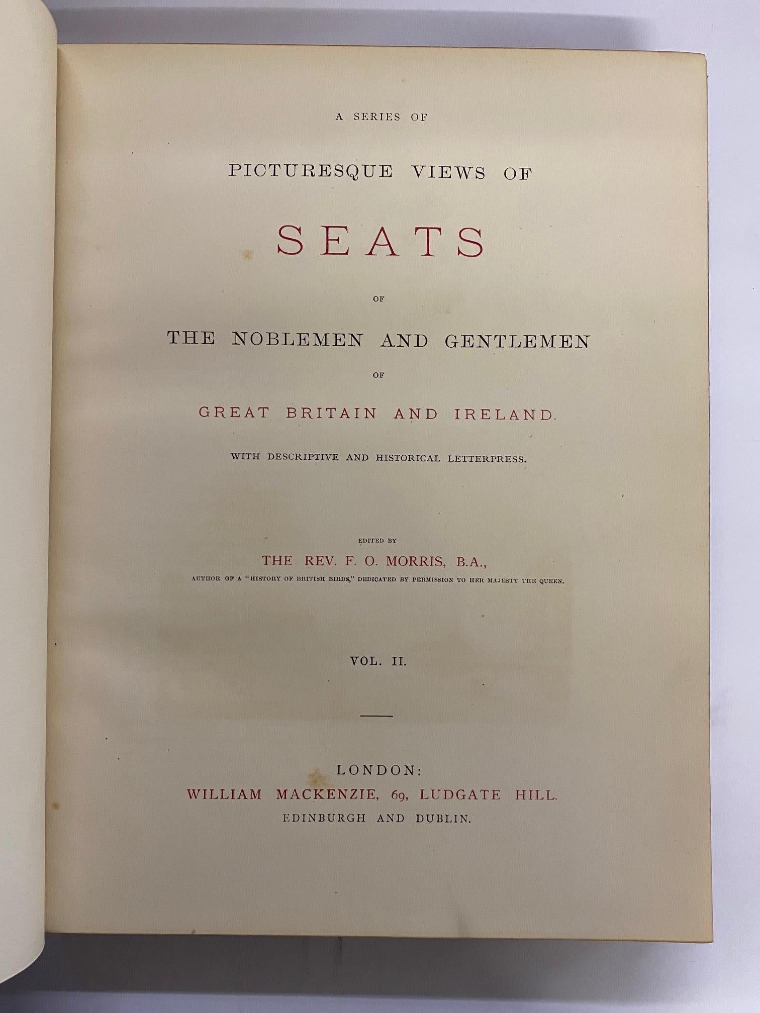 19th Century County Seats of the Noblemen & Gentlemen of Great Britain & Ireland (Book) For Sale