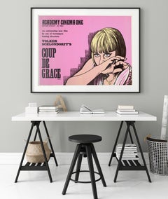 COUP DE GRACE 1974 Londres Reino Unido Quad Film Movie Poster, Strausfeld