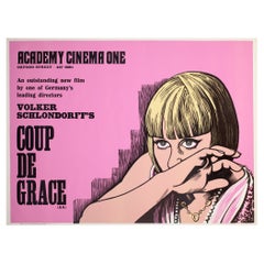 COUP DE GRACE 1974 London UK Quad Film Movie Poster, Strausfeld