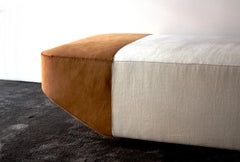 Coupè 120 Beech And Charade 101 And Pony 1023 Upholstery Pouf by Casa Casati