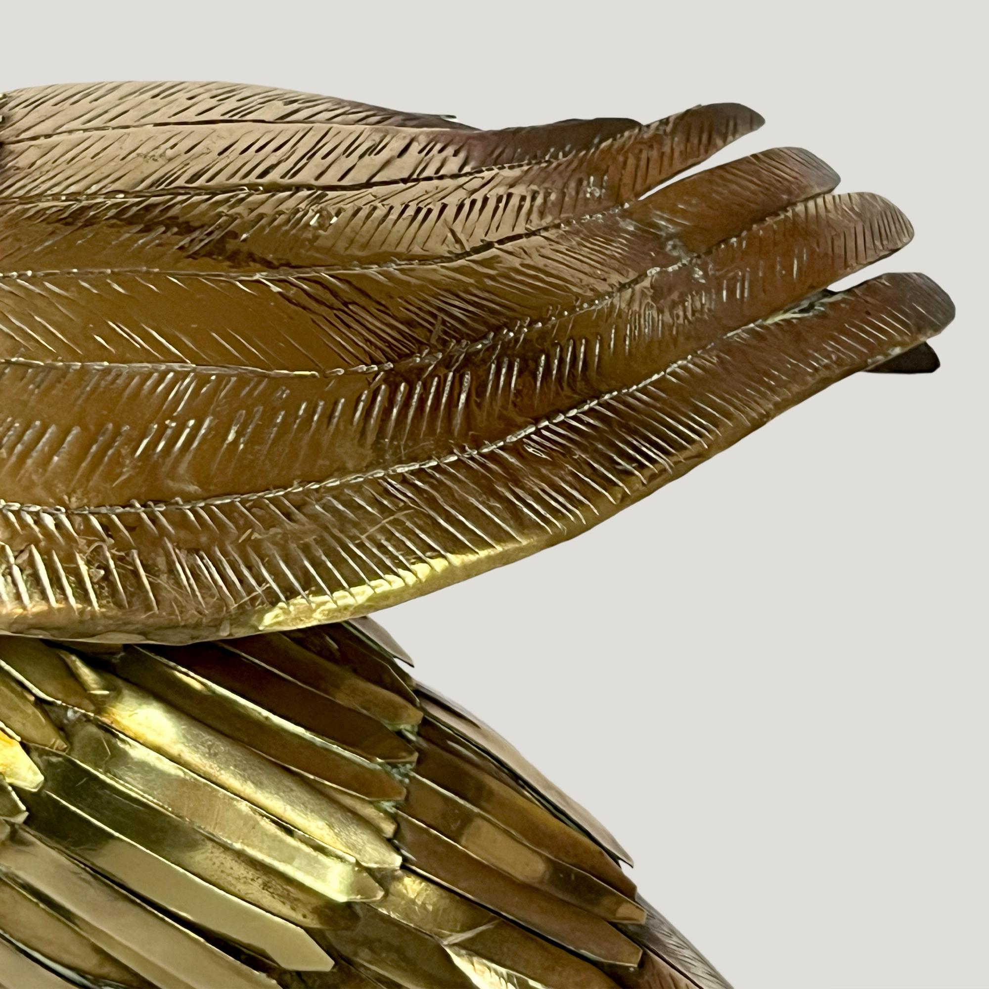 Altro Coppia di aironi in ottone di Michel Jarry (1965) in vendita