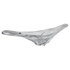 Coupe sculpturale Daum Nancy  en cristal Français 20iè Siècles