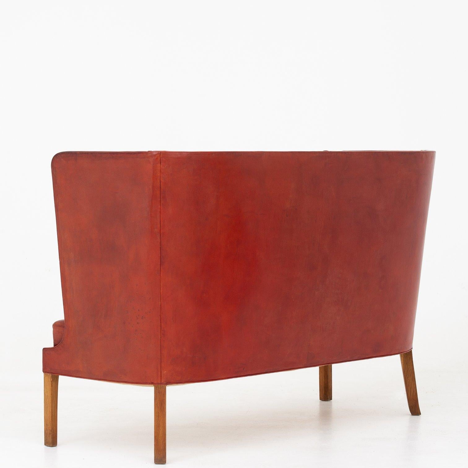 Scandinavian Modern Coupé Sofa by Frits Henningsen