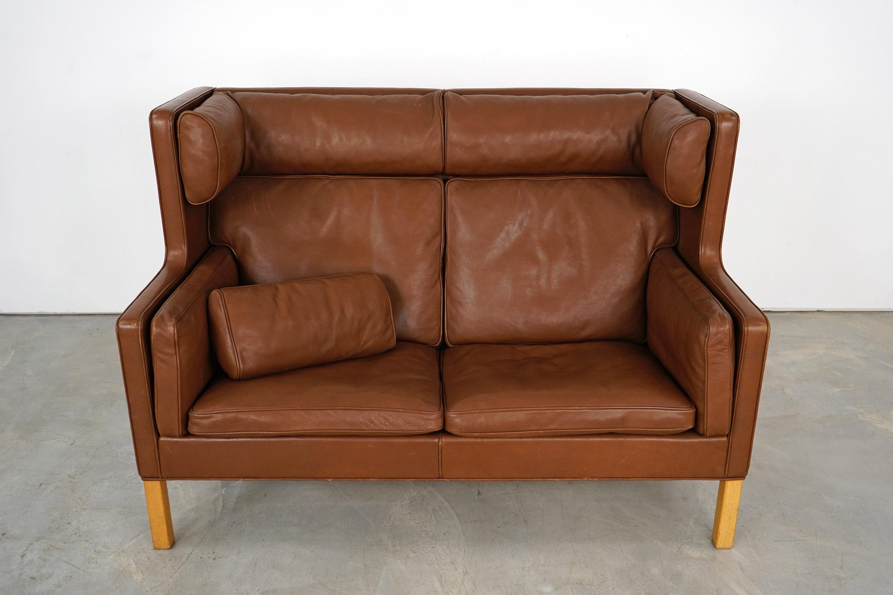 Coupe Two-Seat Sofa by Børge Mogensen for Fredericia, 1970s In Good Condition In Munster, NRW