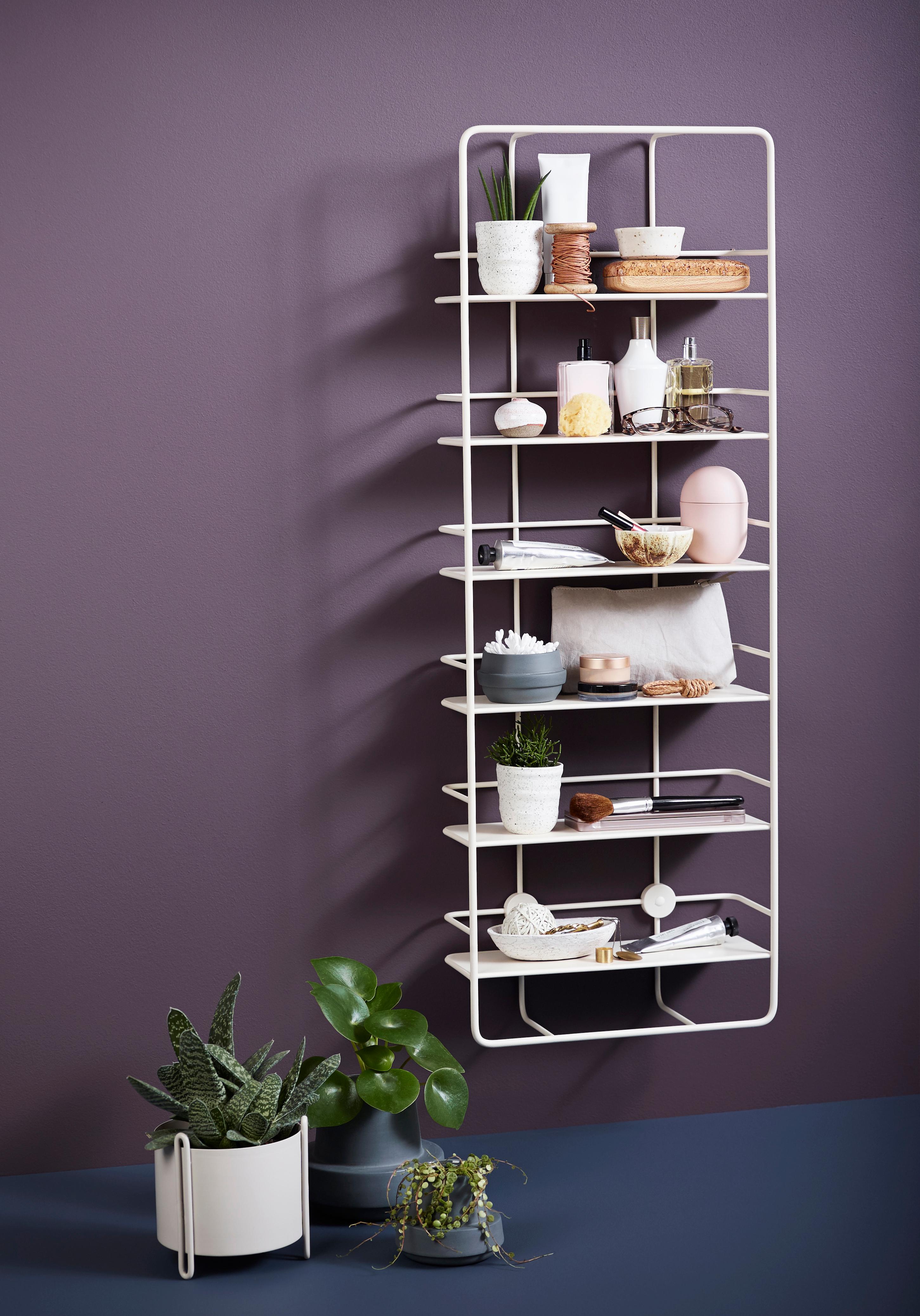 Danish Coupé Vertical Shelf by Poiat For Sale