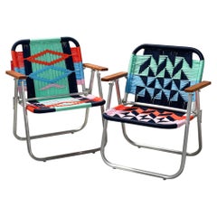Couple Beach armchair Japú Trama 3 and 10- Outdoor area Garden - Dengô Brasil
