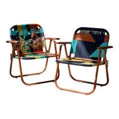 Couple Beach armchair Japú Trama 7 and 10 - Outdoor - Dengô Brasil