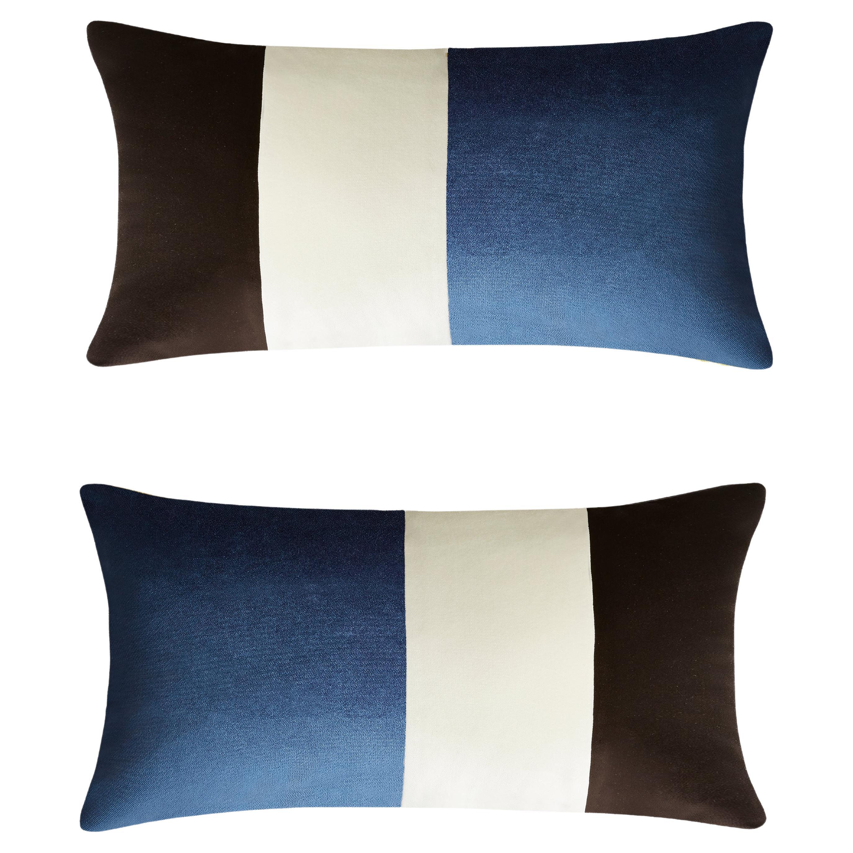 Collection de lits pour couples  Triple  Noir, blanc et bleu