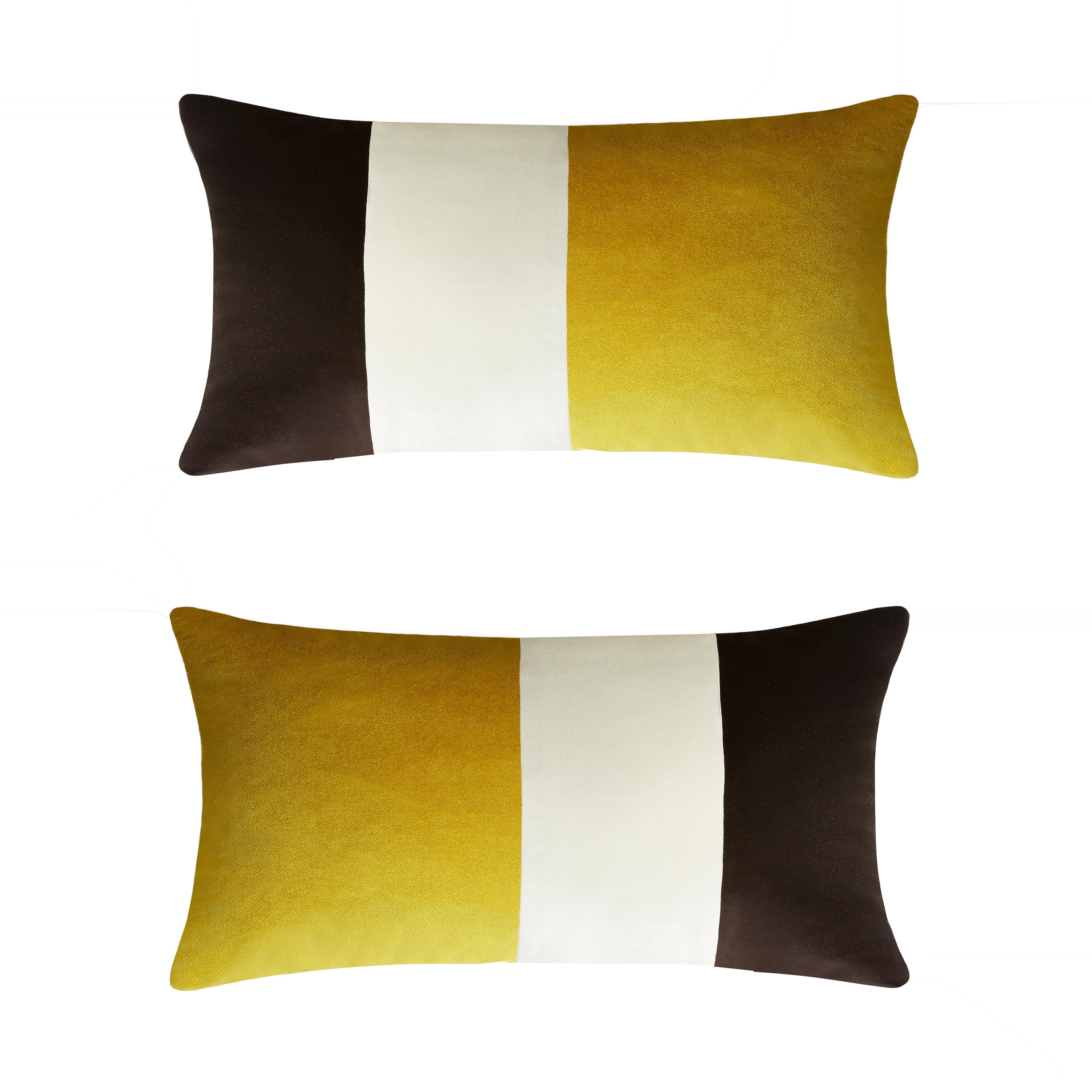 Couple Bed Kollektion  Dreifach  Schwarz-Weiß-Gelb im Zustand „Neu“ im Angebot in Carimate, Lombardia