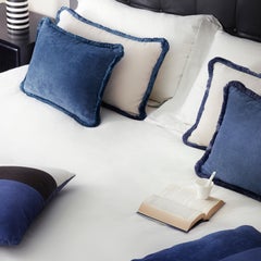 Couple Bed Collection Triple Black White Teal