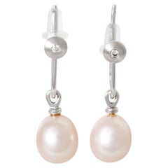 Couple Earrings with 2 Diamonds